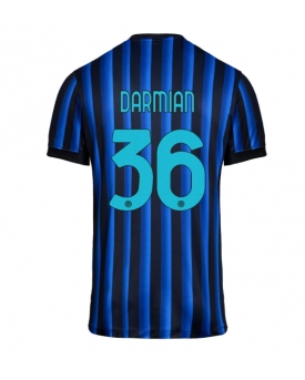 Billige Fotballdrakt Inter Milan Matteo Darmian #36 Replika Hjemmedrakt 2025-26 Kortermet Billige Fotballdrakt Inter Milan Matteo Darmian #36 Replika Hjemmedrakt 2025-26 Kortermet